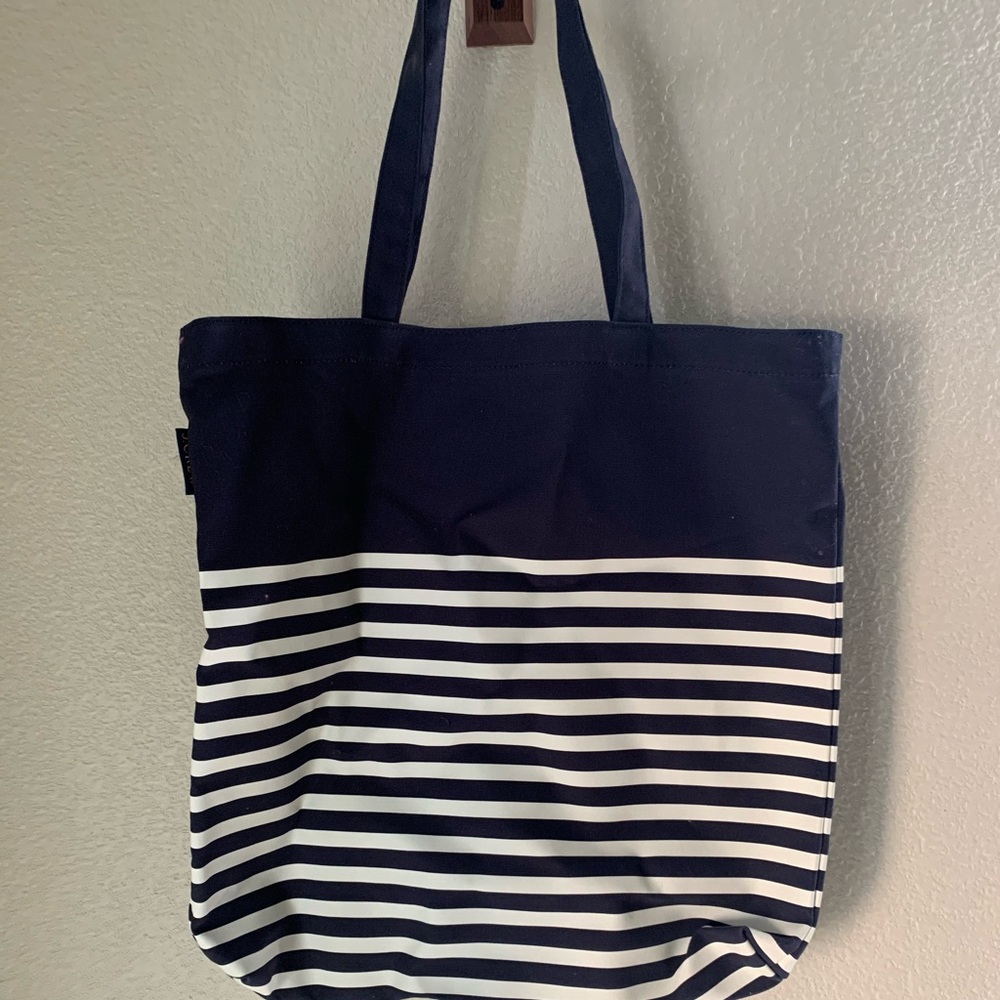 J. Crew striped tote